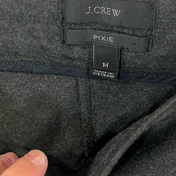 J.Crew Pixie Pant Charcoal Gray Stretch Ankle Length Leggings Size Medium - Picture 6 of 16